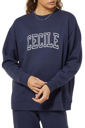 Cecile Varsity Boyfriend Sweater